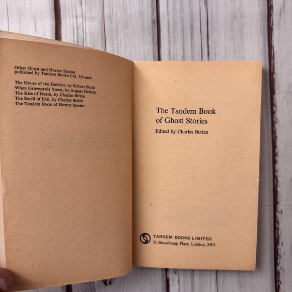 The Tandem Book of‎ Ghost Stories 1965 Charles Birkin Vintage Horror Anthology - Picture 3 of 4